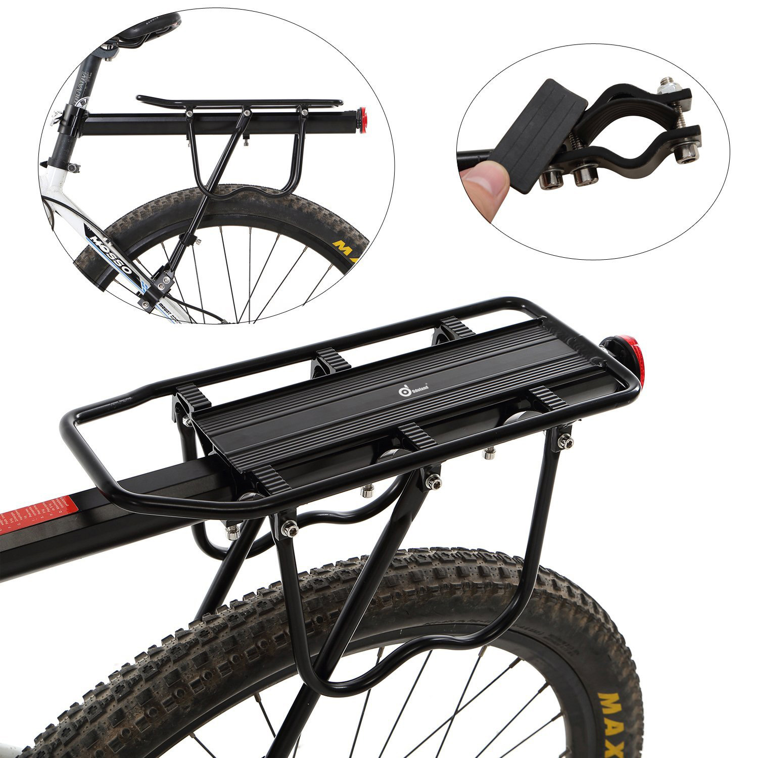 Alloy Bicycle Rear Rack Pannier Cycling Back Seat Luggage Bag Carrier Bike j