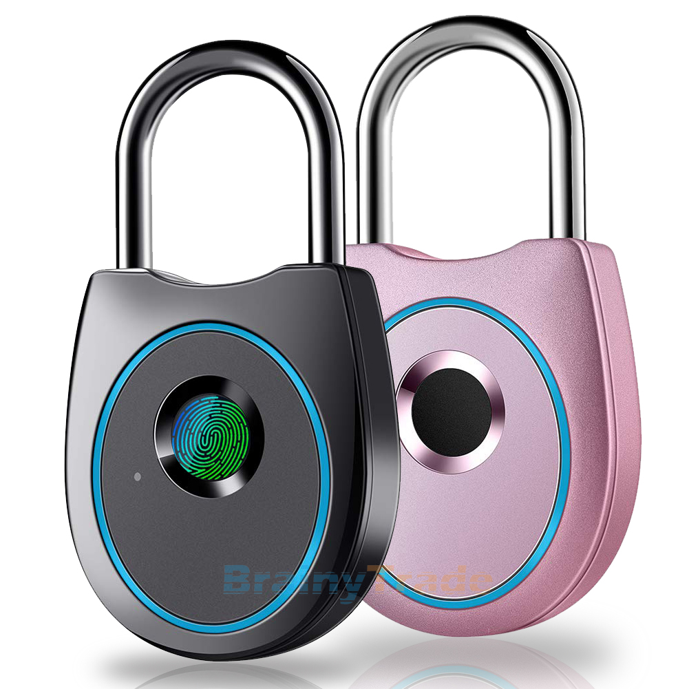 Fingerprint Smart Padlock Safety Anti Theft Portable Keyless