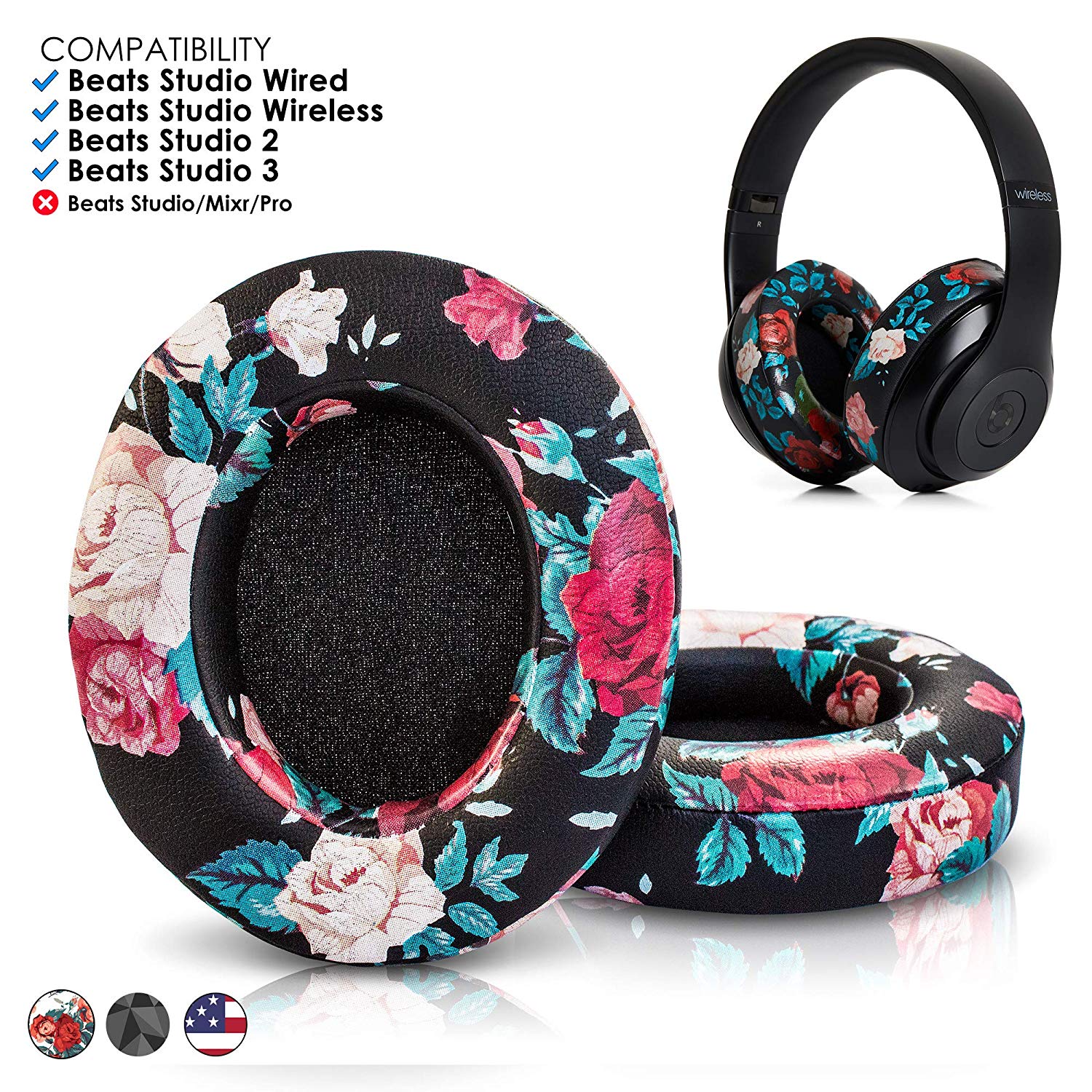 Replacement Ear Pads Cushion for Beats 