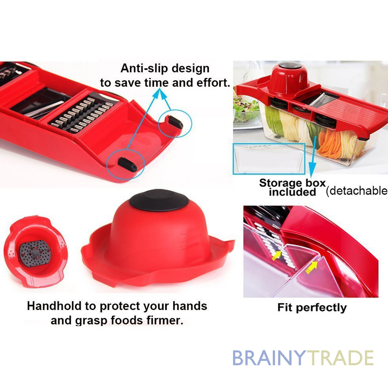 Vegetable Chopper Slicer Onion Dicer Veggie Fruit Kitchen Cutter Tool w