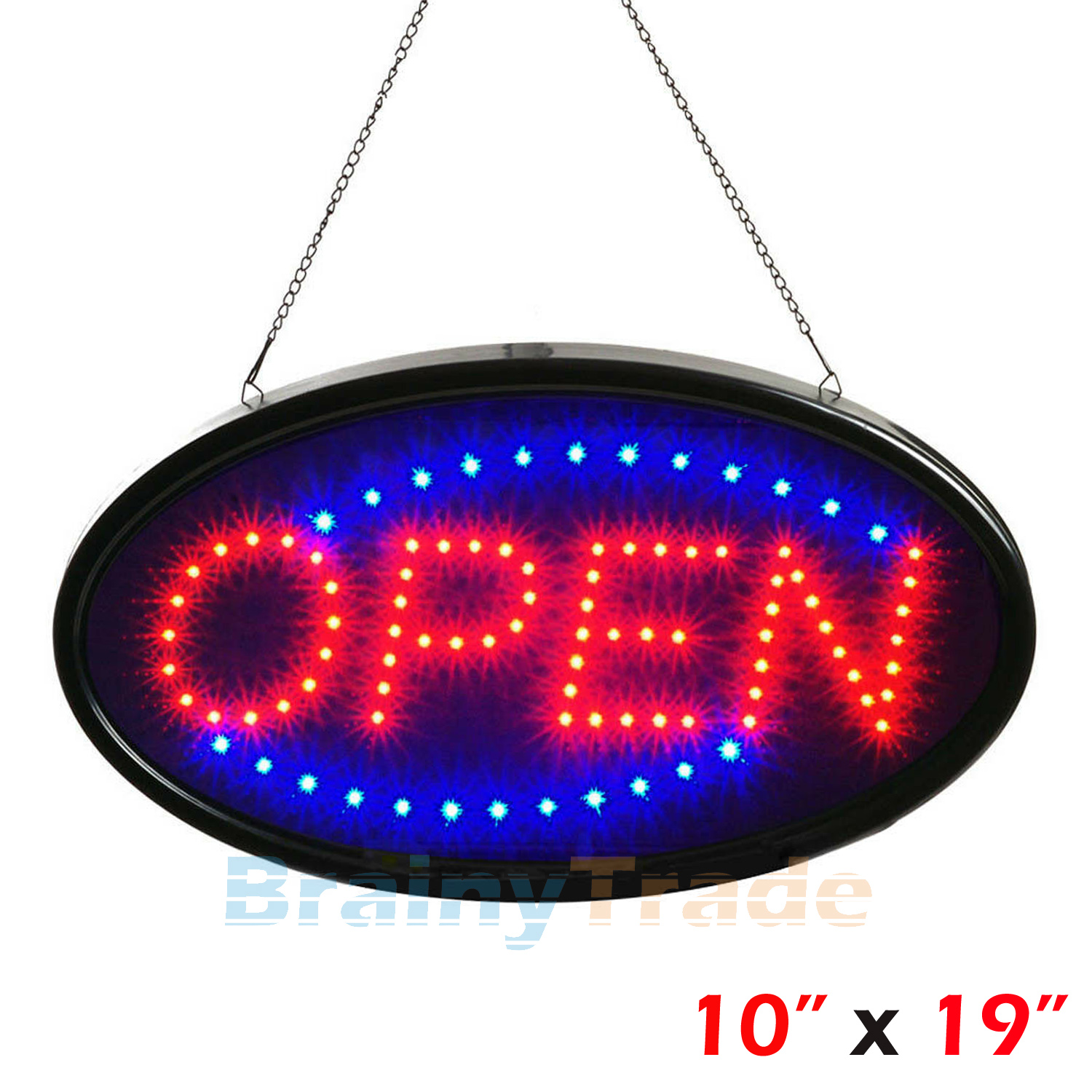 Ultra Bright Led Neon Open Sign For Business Store Animated Motion 